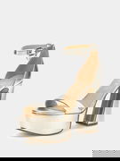 Idas Foiled Leather Sandals