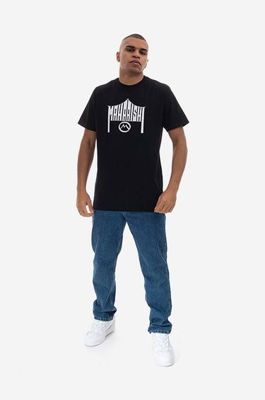 Tričko Maharishi 1995 Organic Cotton Jarse T-Shirt With Print Čierna | 9928.BLACK, 1