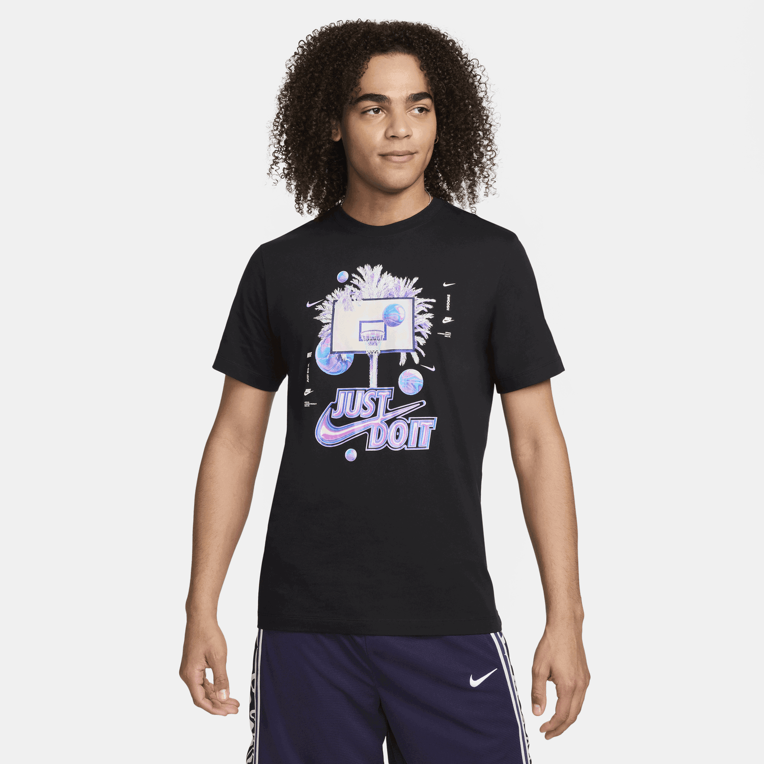 Tričko Nike Basketball Tee Čierna | FV8410-010, 0
