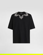 Jersey T-shirt with Crystal Embellishment