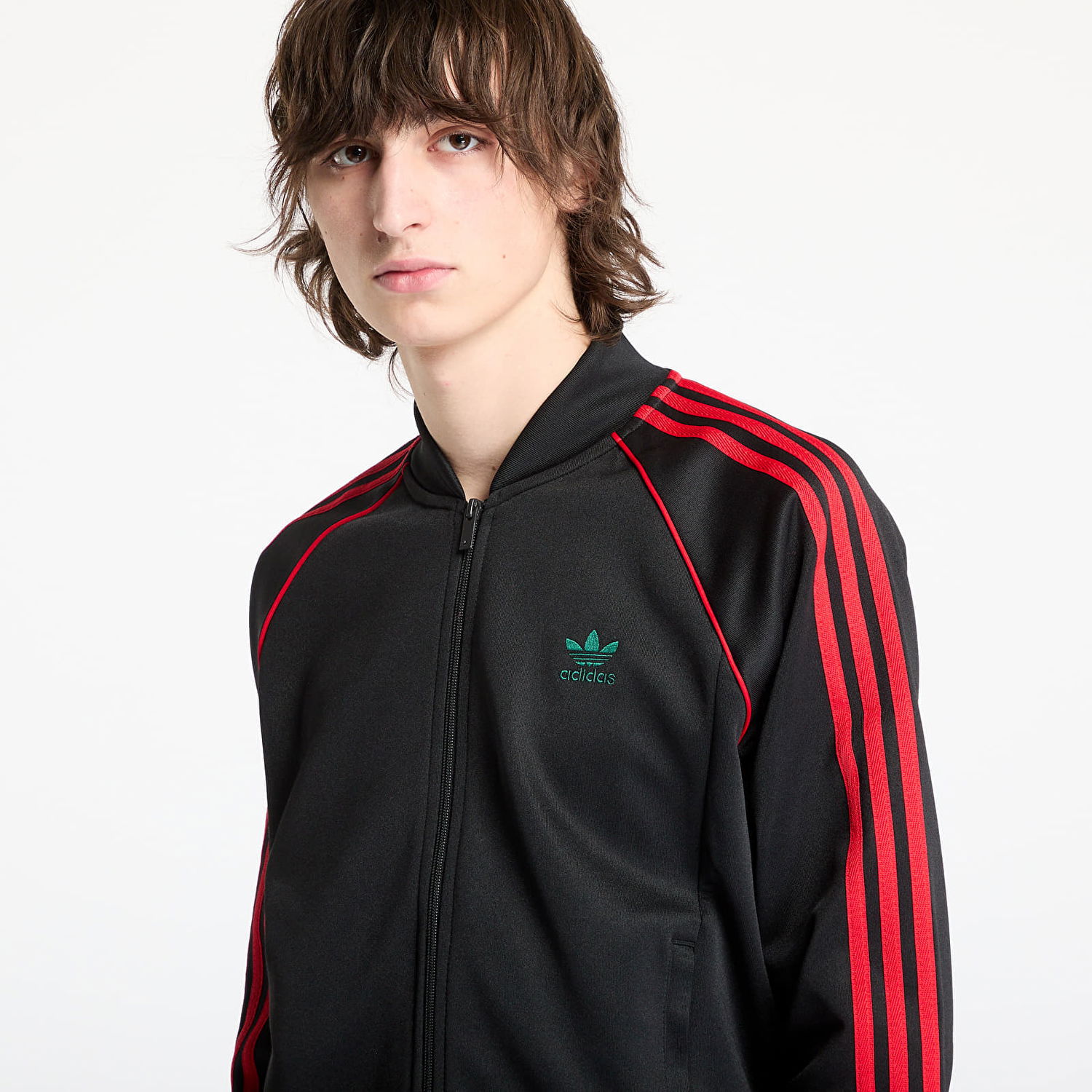 Bomber bunda adidas Originals Adicolor Classics SST Track Jacket Čierna | JP1223, 1