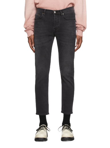 Džínsy Acne Studios Slim Tapered Jeans Čierna | B00172-