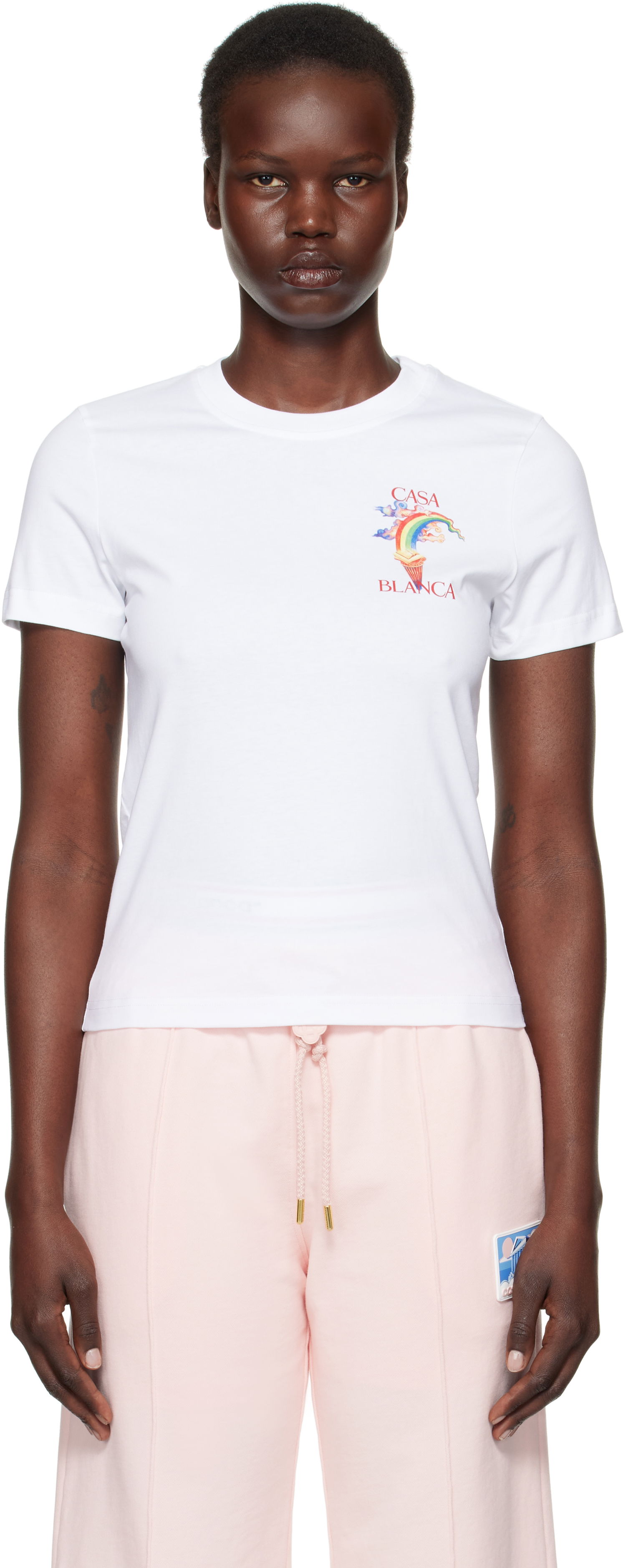 Tričko Casablanca Nature Teacher Graphic T-Shirt Biela | WPS25-JTS-020-02, 0