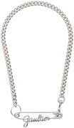 Gaultier Safety Pin Chain Necklace