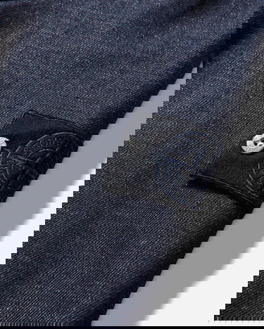 Bunda Stone Island Raw Denim Contrast Stitch Jacket Denim Research Modrá | K2S15-Q100027-S00J8 VJ200, 4
