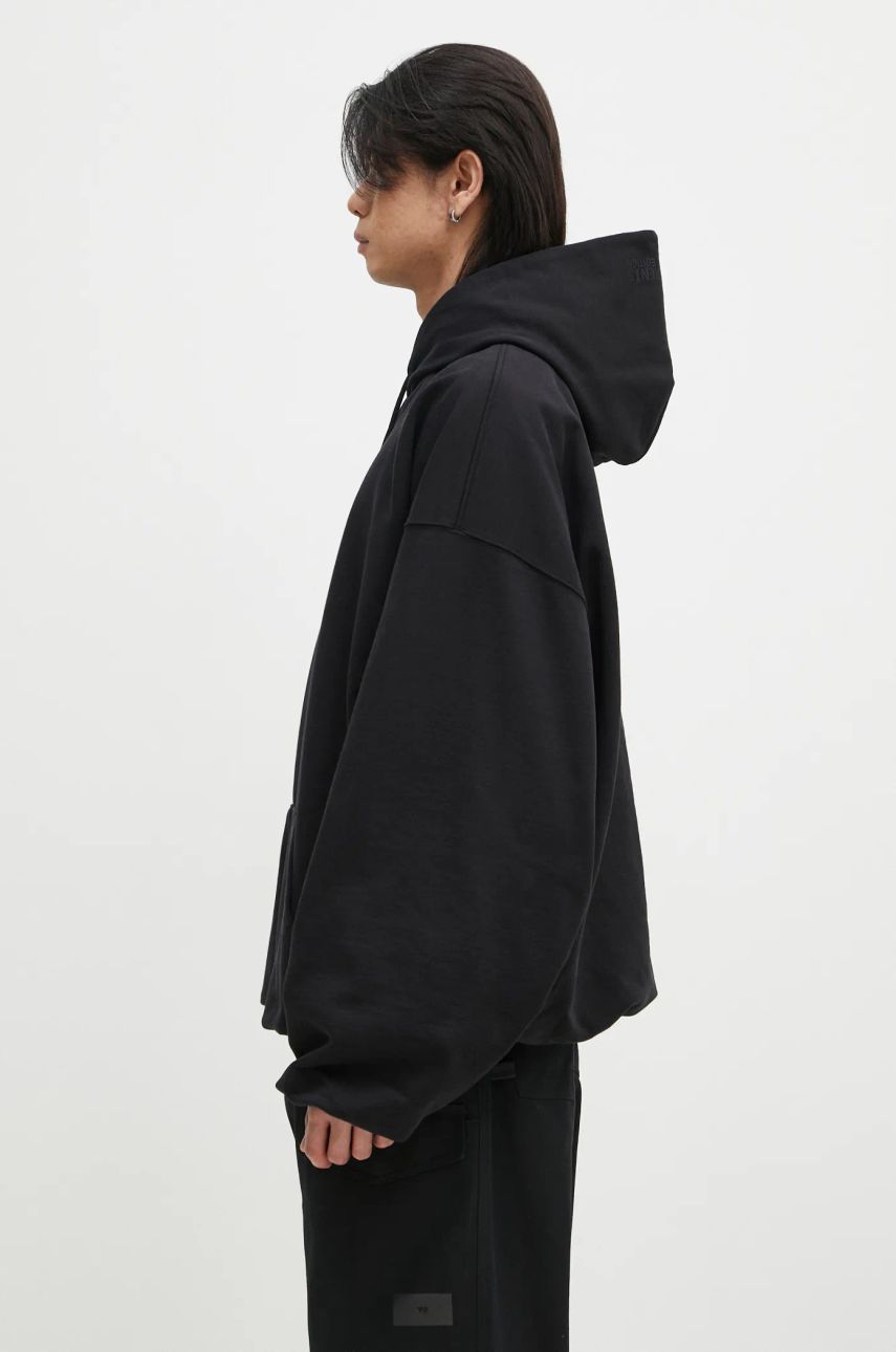 Oval Logo Cropped Boxy Hoodie