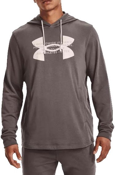 Mikina Under Armour Hoodie UA Rival Terry Logo Šedá | 1373382-176, 0