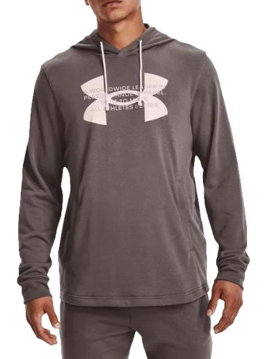 Mikina Under Armour Hoodie UA Rival Terry Logo Šedá | 1373382-176