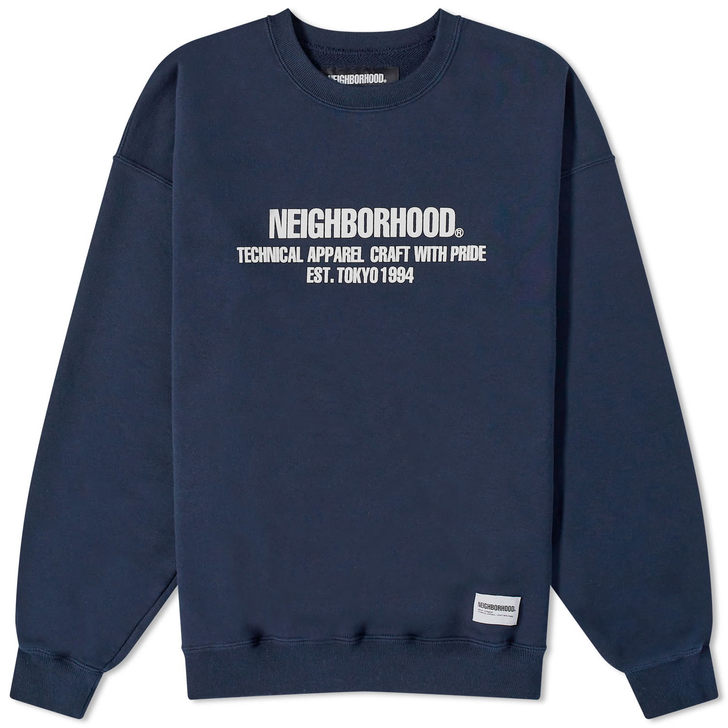 Sveter Neighborhood Classic Crewneck Navy | 232UWNH-CSM02-NY, 0