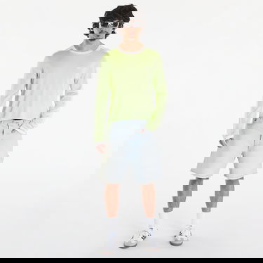 Tričko adidas Originals Wales Bonner x Knit Long sleeve Tee Semi Frozen Yellow/ White Žltá | IZ1892, 2