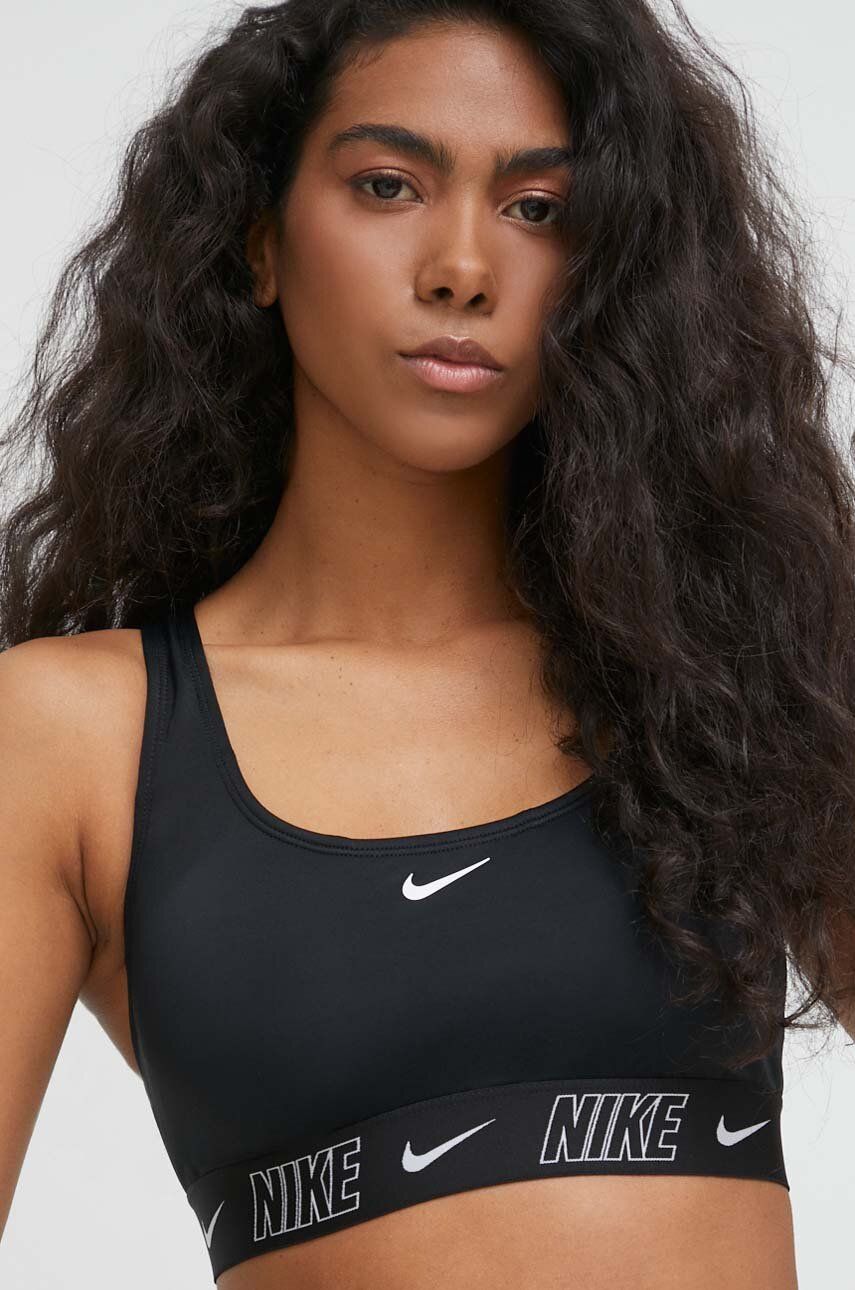 Plavky Nike Logo Tape Bikini Top Čierna | NESSD188, 0
