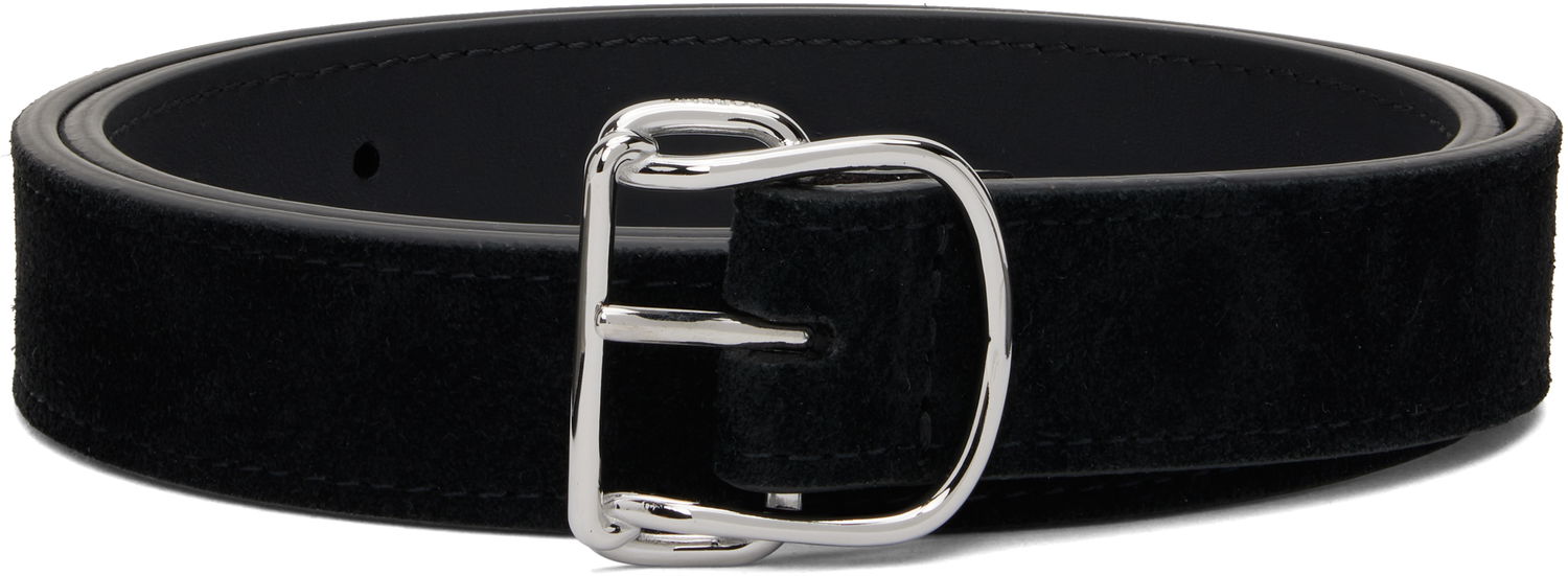 Opasok TOTEME TOTEME Swirl Suede Belt Čierna | 253-WAM0047-LE0004, 0