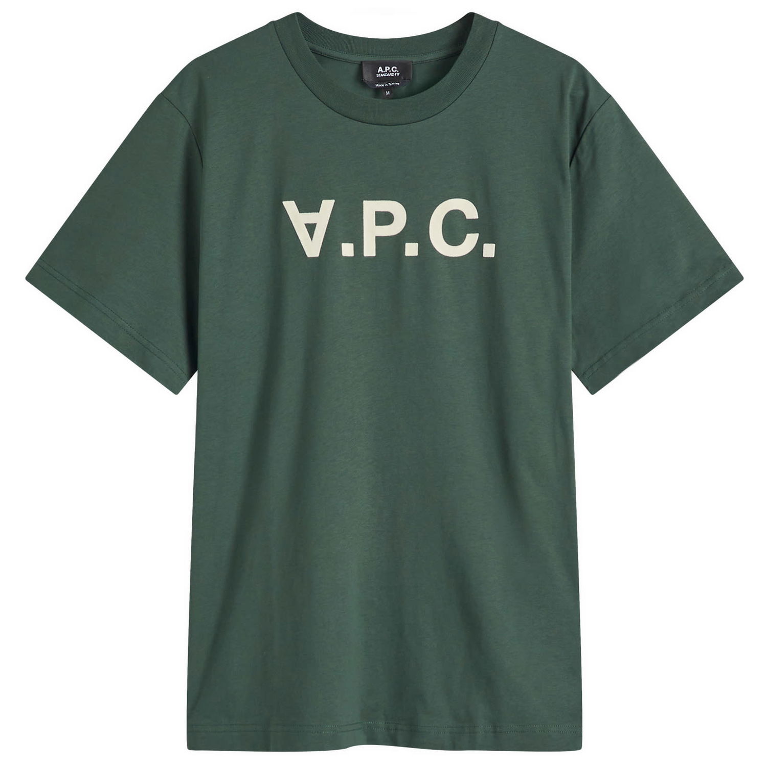 Tričko A.P.C. VPC Logo T-Shirt Dark Green Size Large Zelené | COHBM-M26384-KMA, 1