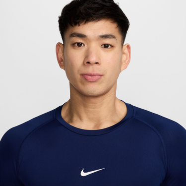 Tričko Nike Pro Dri-FIT Long Sleeve Fitted Fitness T-Shirt Navy | FB7919-492, 4