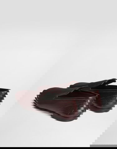 Doplnky Dolce & Gabbana Dolce & Gabbana Erice Leather Slippers Hnedá | A50727AH69380308, 2