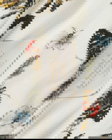 Mikina UNDERCOVER Butterfly Floral All-Over Print Fleece Zip Hoodie Rôznofarebný | UC2E1802-2 001, 4