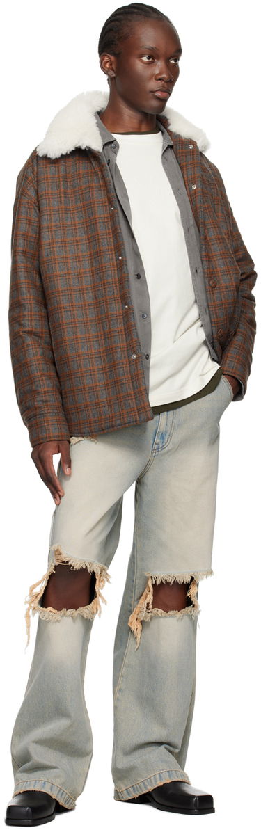 Džínsy We11done We11done Distressed Carpenter Jeans Modrá | WD-DP2-24-319-M-SK, 3