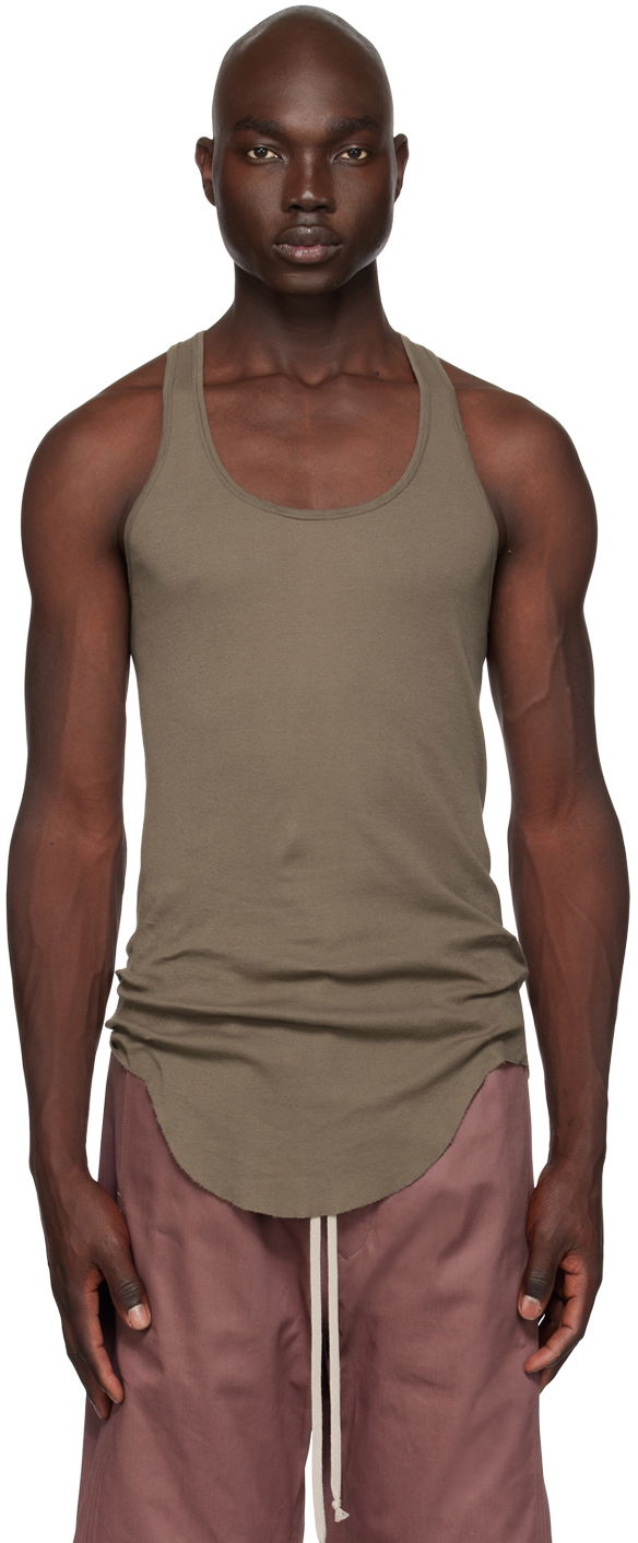 Tielko Rick Owens DRKSHDW Rib Tank Top Béžová | DU02C5152 B, 0
