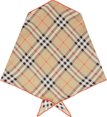 Šál Burberry Diamond Silk Scarf Béžová | 8101852, 1