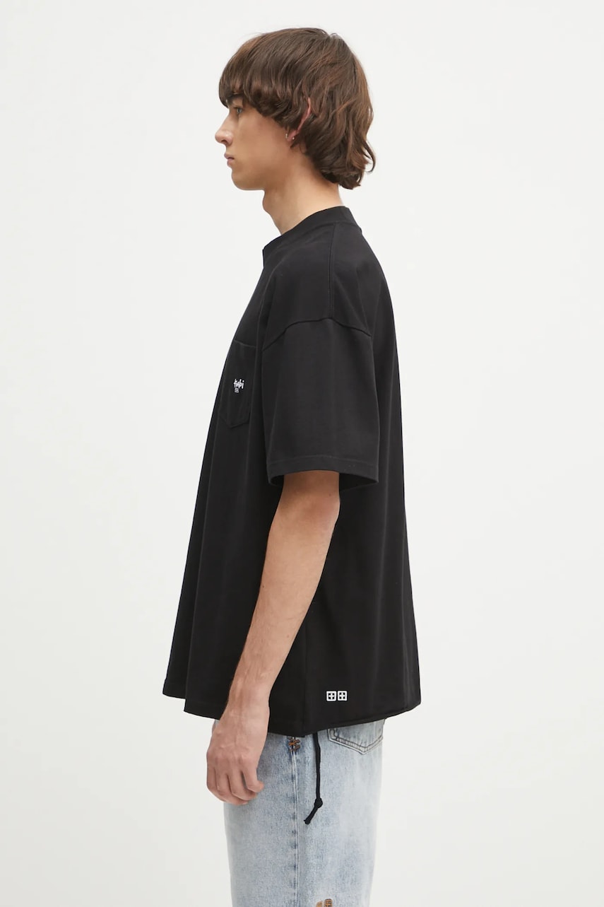 Tričko Ksubi KSUBI Stamp Ekcess Pocket T-Shirt Čierna | MSP25TE003, 1