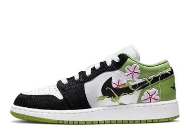 Tenisky a topánky Jordan Air 1 Low "Floral Vines" GS Zelené | DQ8389-100, 1