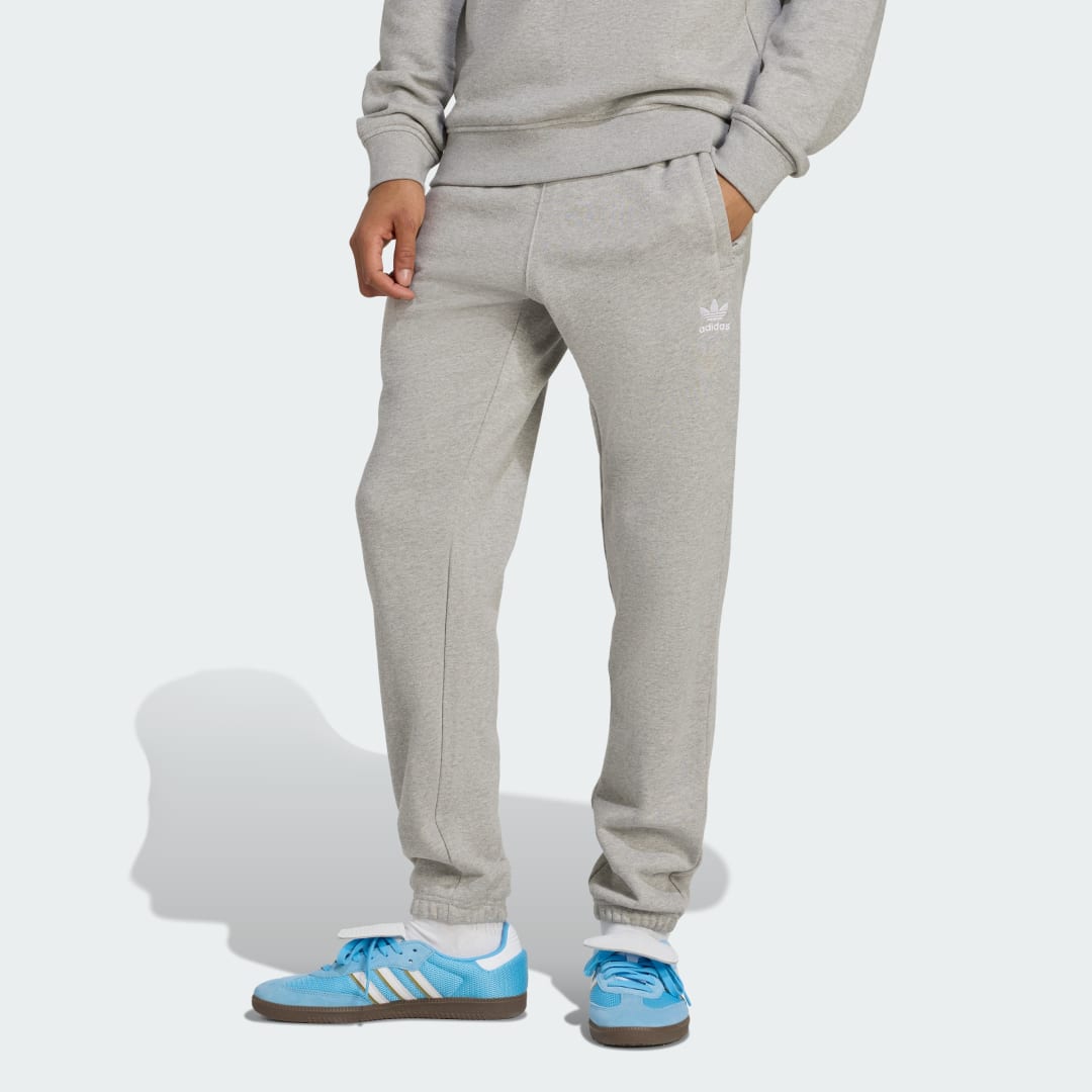 Tepláky adidas Performance French Terry Trefoil Essentials Sweatpants Šedá | JY6271, 0