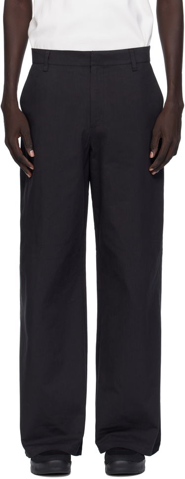 Nohavice HELIOT EMIL Heliot Emil Kathemera Wide Leg Trousers Čierna | AW25_M_10_210_BLK01, 0