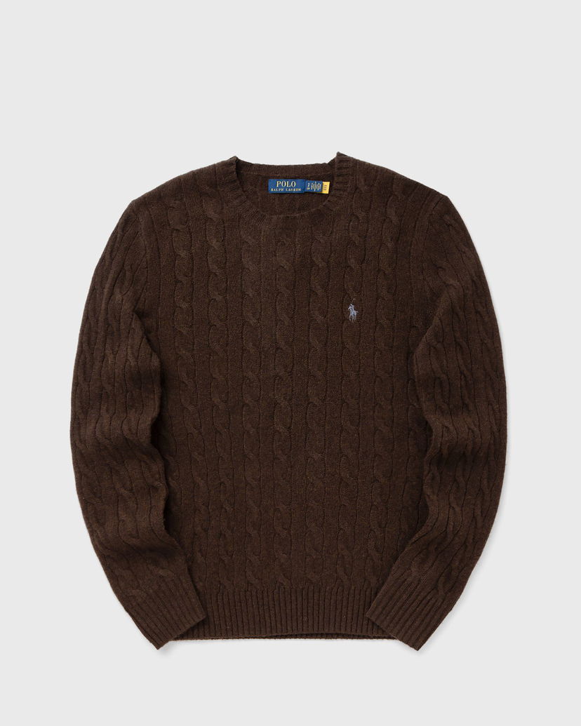 Sveter Polo by Ralph Lauren Polo Ralph Lauren Cable Knit Sweater Hnedá | 710876762029