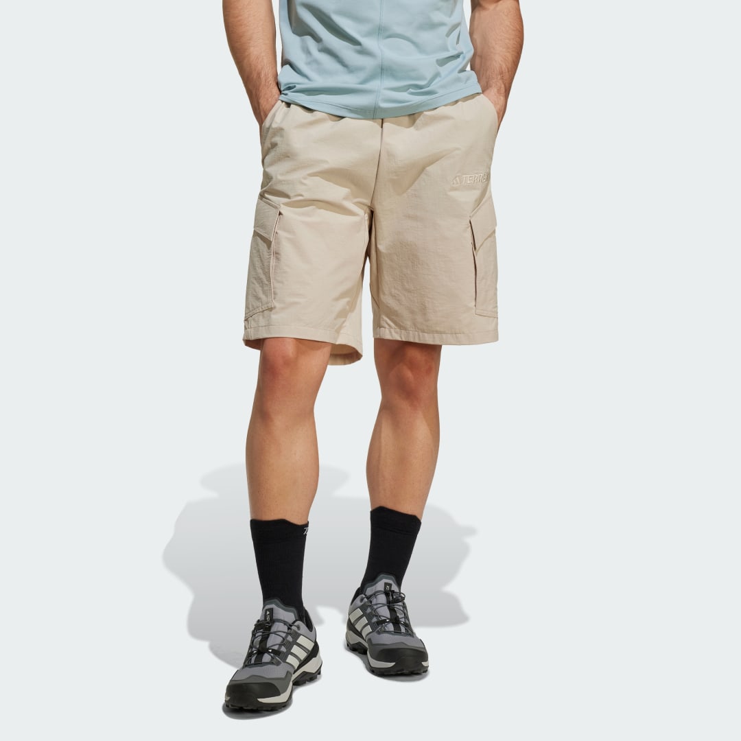 Šortky adidas Performance Terrex Xploric Cargo Shorts Béžová | JF1247, 0