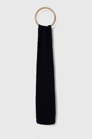 Šál Polo by Ralph Lauren Cable Knit Scarf Čierna | 455954638, 0