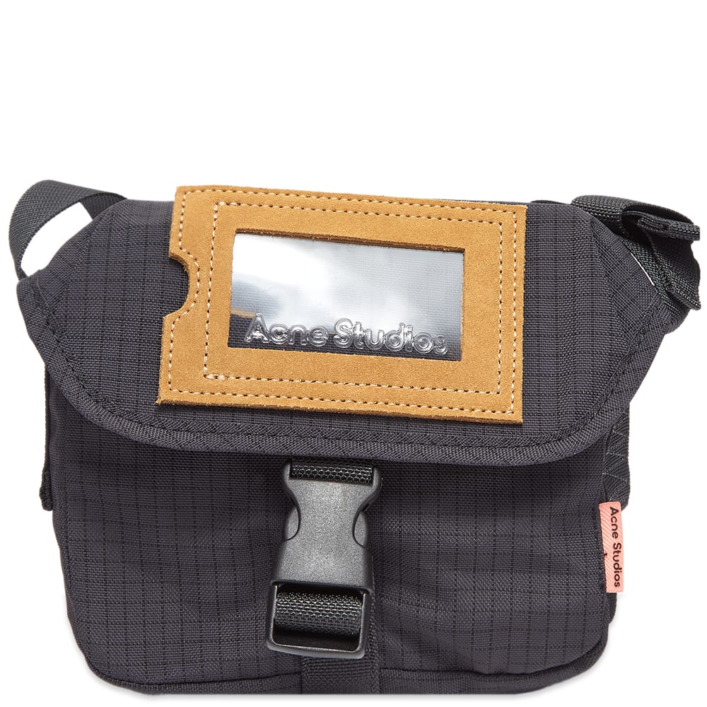 Ľadvinka Acne Studios Post Ripstop Suede Mini Messenger Bag Čierna | C10140-900, 0