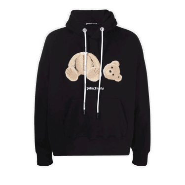 Mikina Palm Angels Bear Hoodie Čierna | PMBB058C99FLE0011060, 0