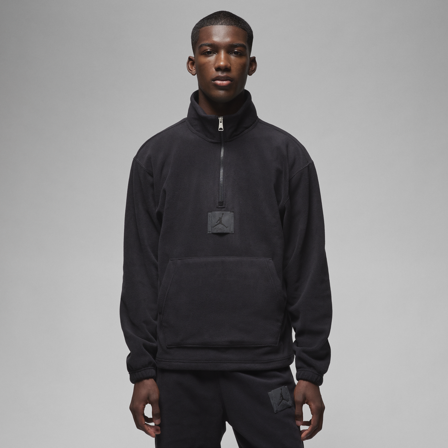 Mikina Jordan Essentials Winterized Fleece Half-Zip Čierna | FD7863-010, 0