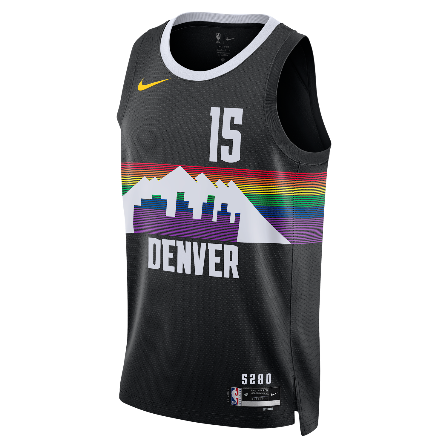 Dres Nike Nikola Jokić Denver Nuggets City Edition NBA Swingman Jersey Čierna | HM5979-011, 0