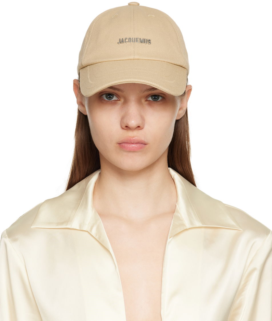 Šiltovka Jacquemus Le Papier 'La Casquette Rond' Cap Béžová | 22H226AC402-5001, 0
