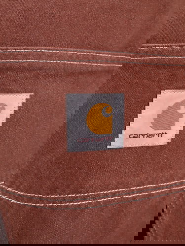 Džínsy Carhartt WIP MIDLAND DOUBLE KNEE Vínová | I0338870EG02, 2