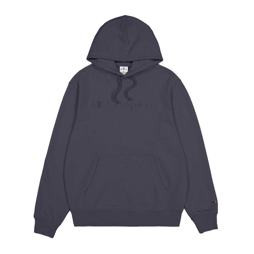 Mikina Champion Embossed Logo Hoodie with Kangaroo Pocket Modrá | 220782-VS517