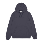 Embossed Logo Hoodie with Kangaroo Pocket