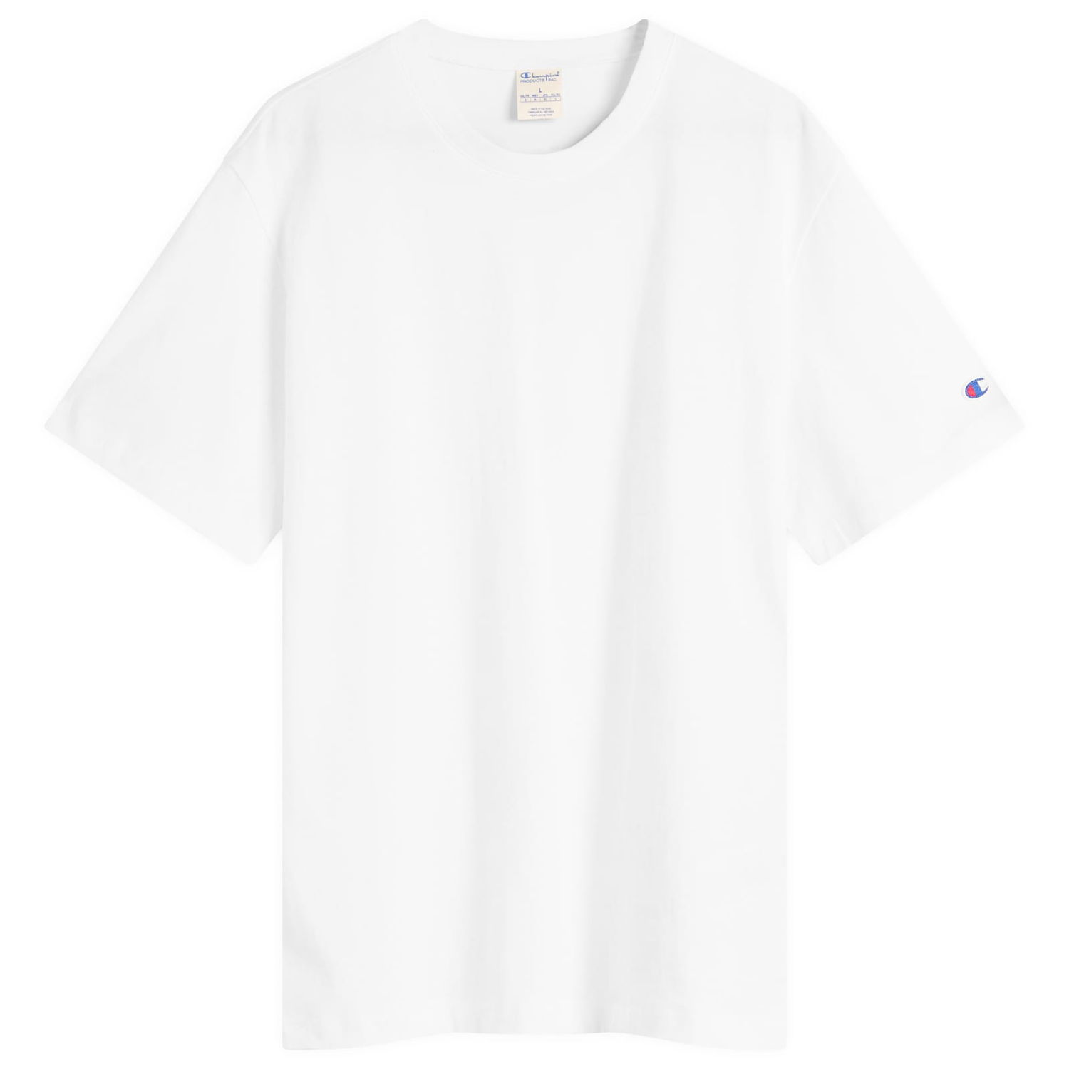 Tričko Champion Reverse Weave Loose Fit T-Shirt, Size Large Biela | 220761-WW001, 0