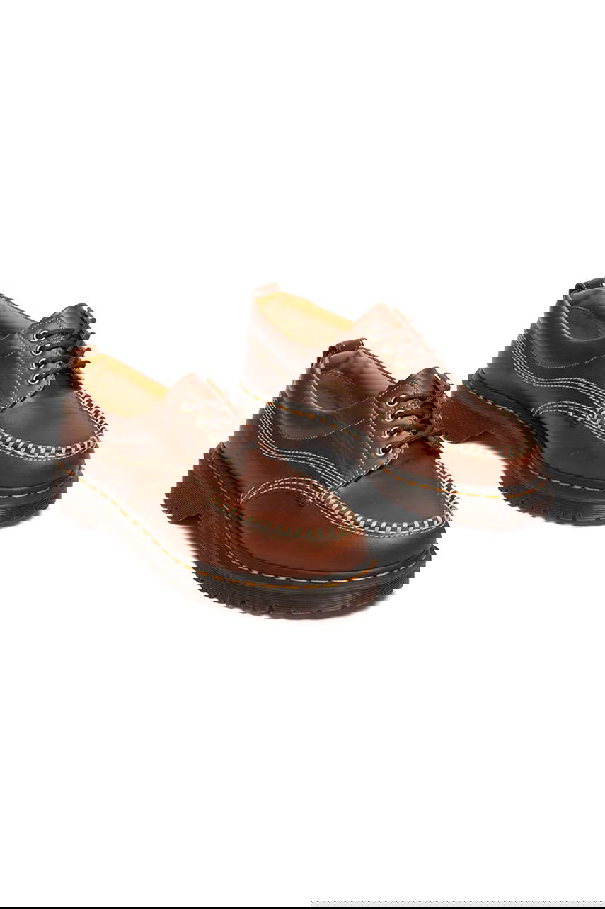 Tenisky a topánky Dr. Martens Lowell Leather Moc-Toe Lace-up Shoes Hnedá | DM31817243, 1