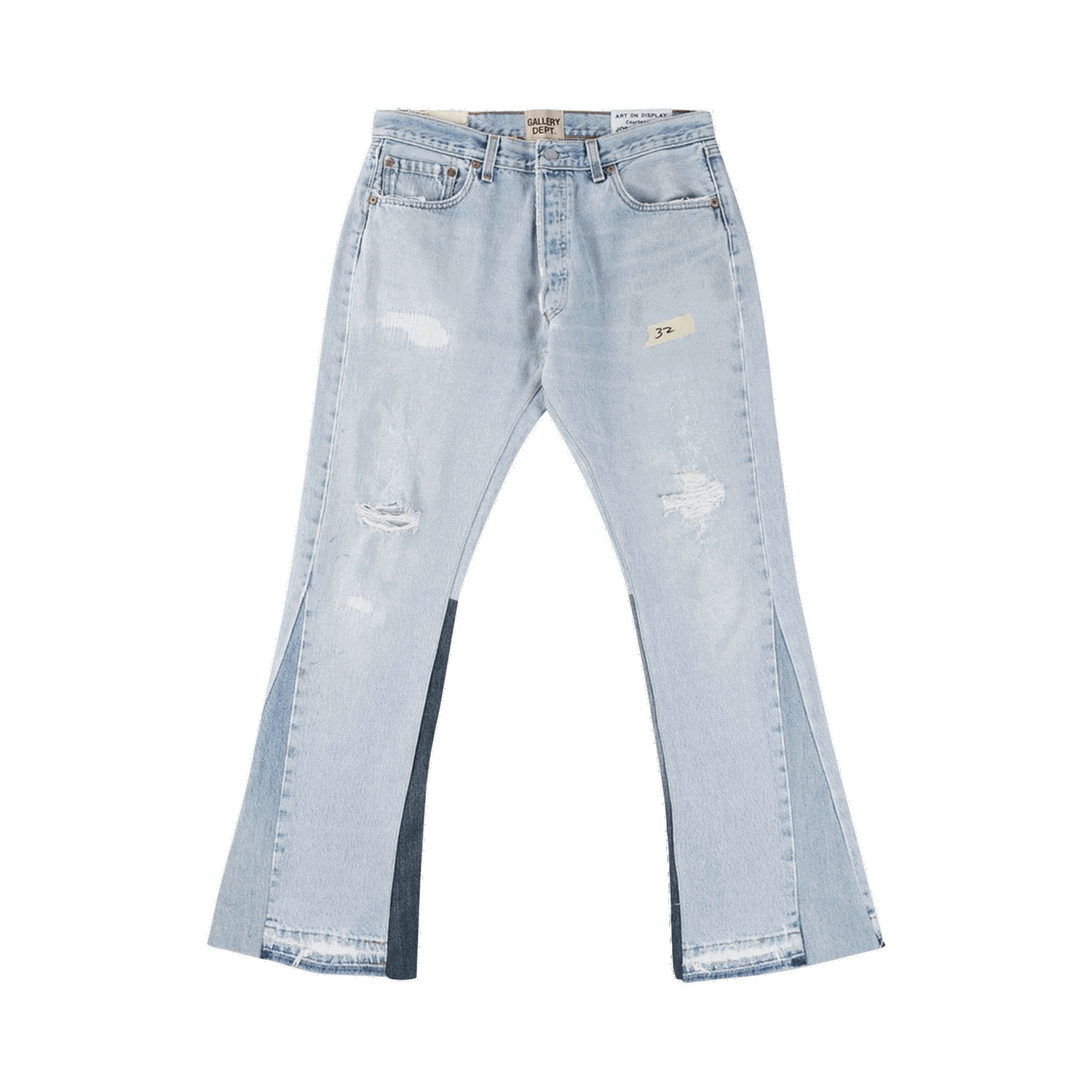 Džínsy Gallery Dept. La Flare Denim Tyrkysová | LA 5052 F INDI, 0