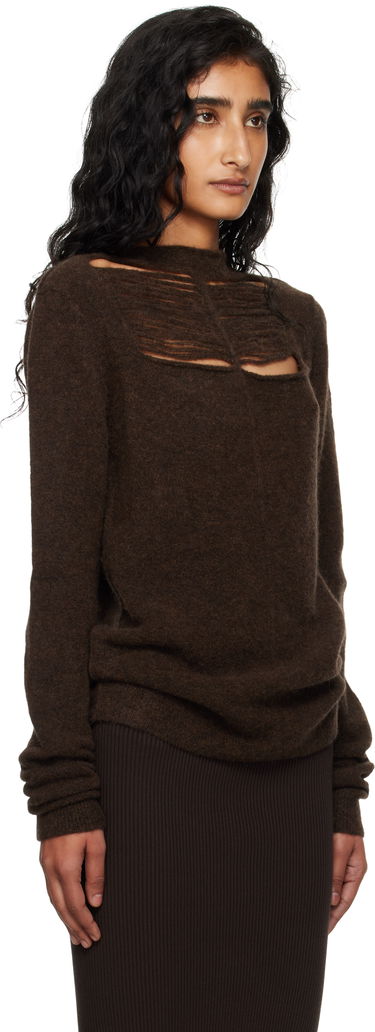Sveter Rick Owens Rick Owens Concordians Long Sleeve Sweater Čierna | RP02E4601 KGRIDP, 4