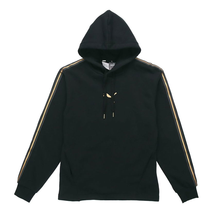Mikina Puma Metallic Logo Hoodie Čierna | 587139-01