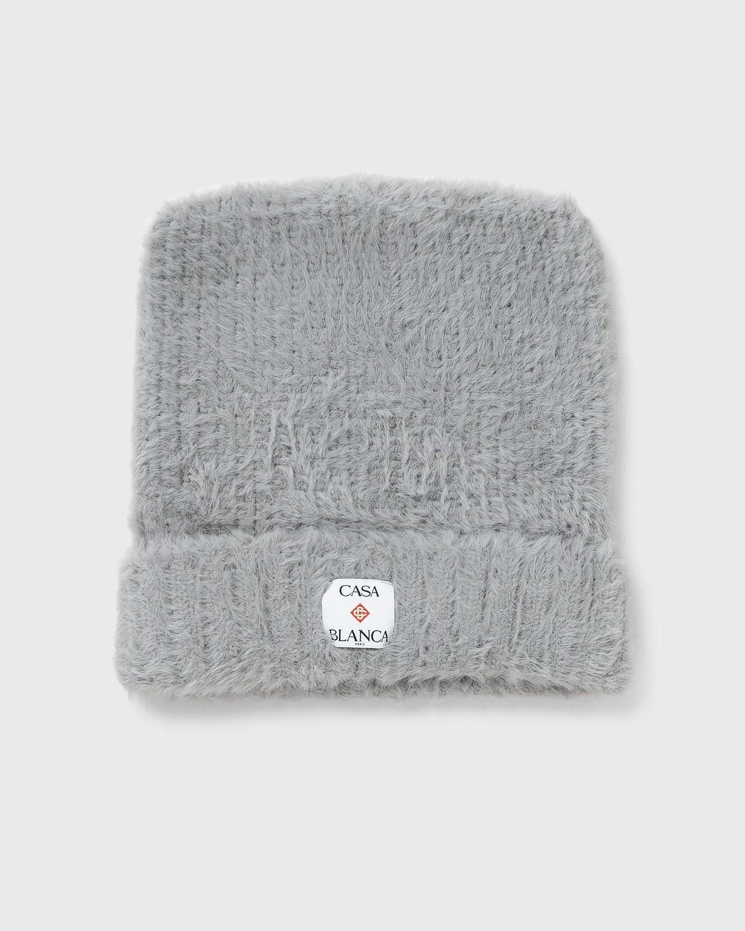 Klobúk Casablanca Fluffy Square Hat Šedá | A-AW25-HAT-101-02, 0