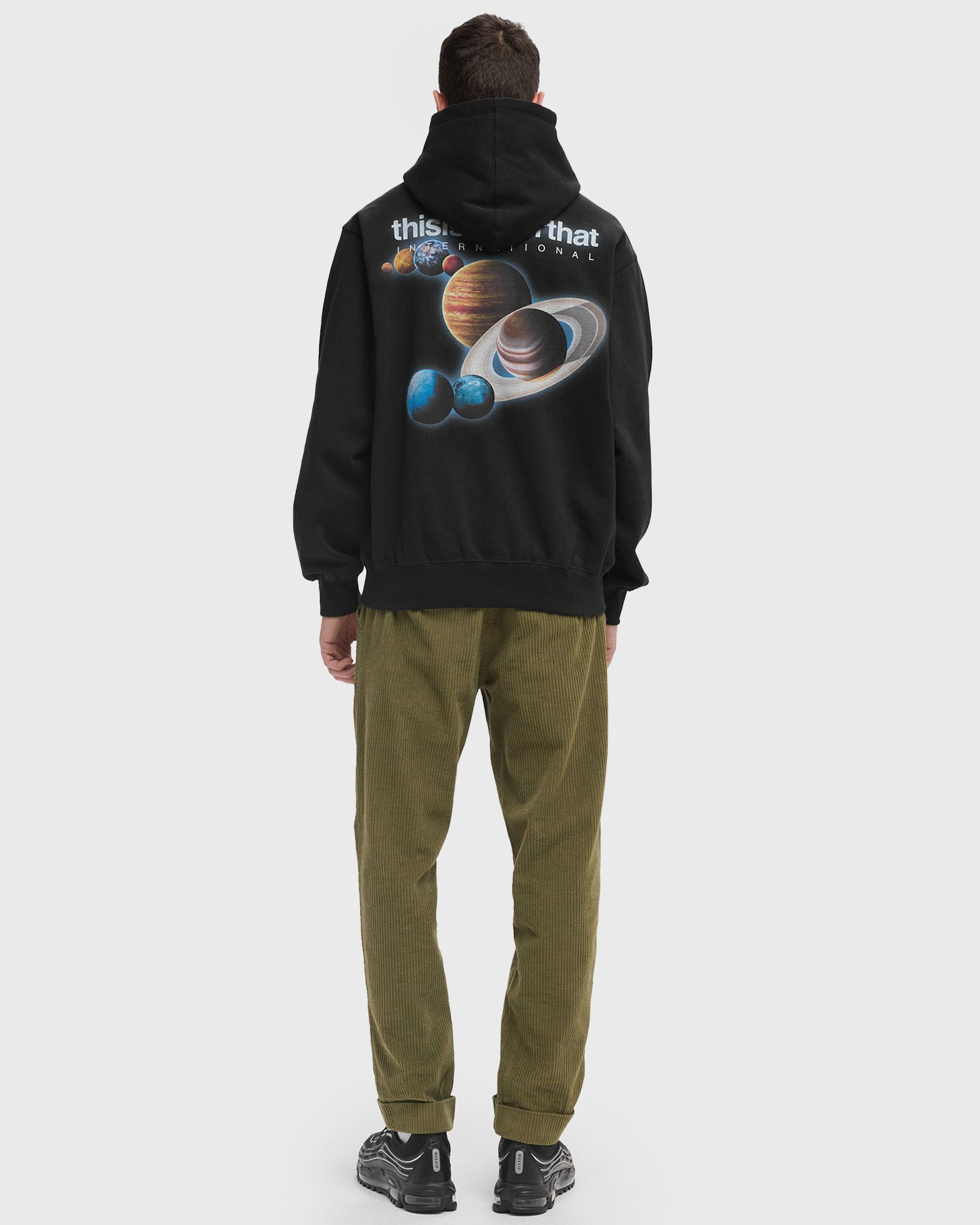 Solar System Graphic Print Hoodie