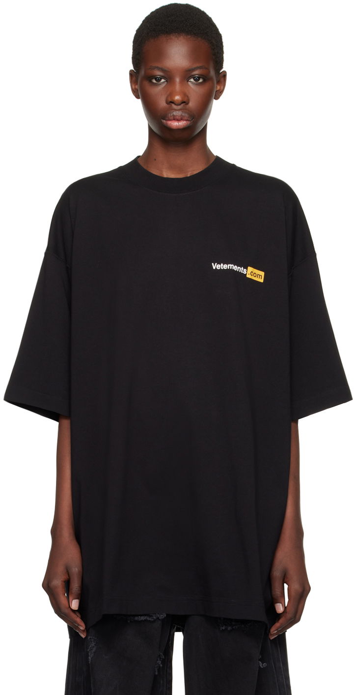 Tričko VETEMENTS Black XXX Logo T-Shirt Čierna | UA65TR310B