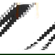 Straight Casual Pants With Waist Lacing