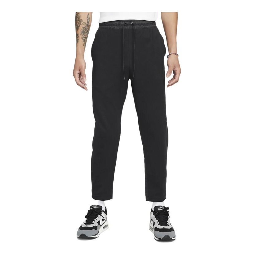 Nohavice Nike Straight Casual Pants With Waist Lacing Čierna | DD7013-010