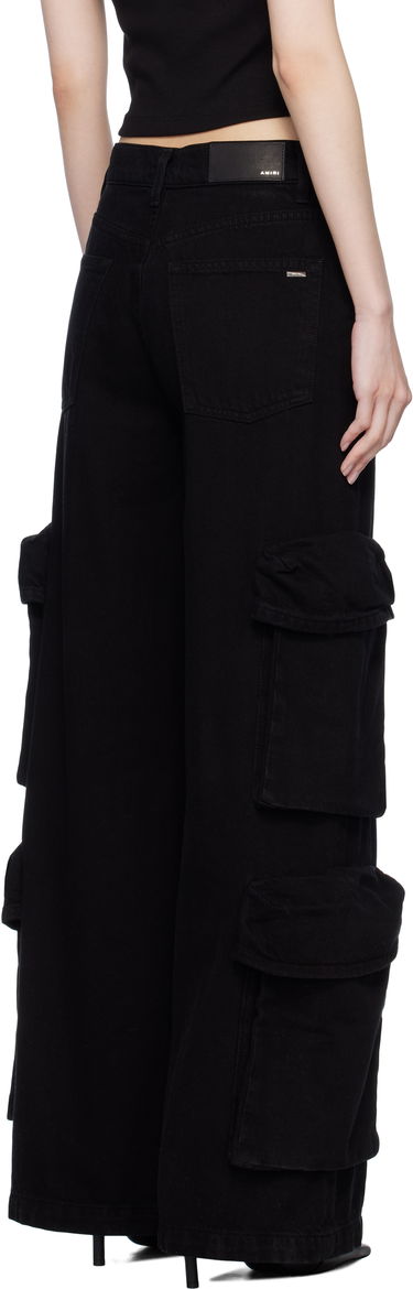 Cargo nohavice AMIRI AMIRI Baggy Denim Cargo Pants Čierna | AWDNCG1015, 2