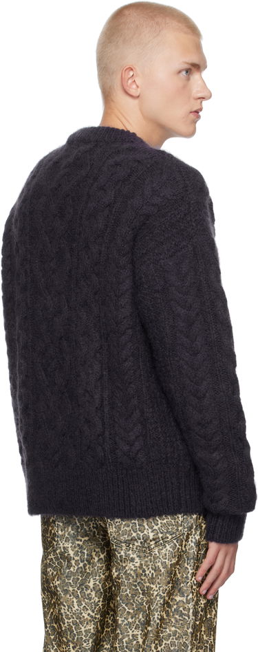 Sveter ISABEL MARANT Isabel Marant Erick Cable Knit Sweater Šedá | PU0542HA-B3L07H, 2